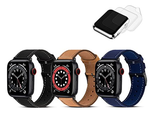 Greenpointselect (3 Pack) Compatible Con Apple Watch Band 45