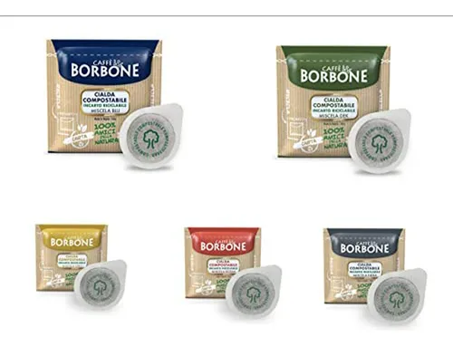 Caffe Borbone 50 Pods Ese Espresso Surtido De Sabores