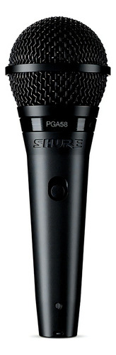 Microfono De Mano Con Cable Xlr De 15 Pga58-xlr Shure Color Negro