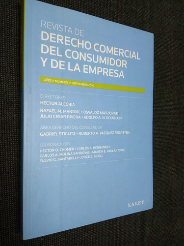 Derecho Comercial Del Consumidor Y De La Empresa La Ley