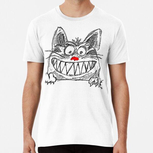 Remera Cute Cat With Red Nose Algodon Premium