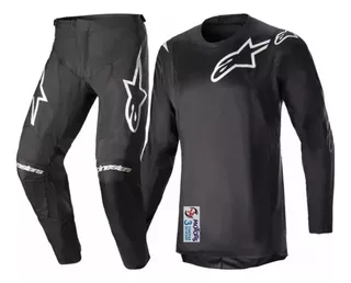 Jm Conjunto Equipo Motocross Alpinestars Racer Graphite Mx