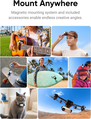 Cámara D Accion Miniatura Insta360 Go 3 128gb + Selfie Stick