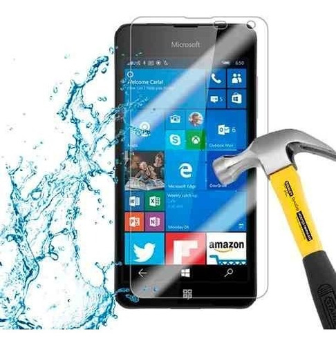 Lamina Protector De Pantalla Anti-shock Anti-golpe Lumia 650