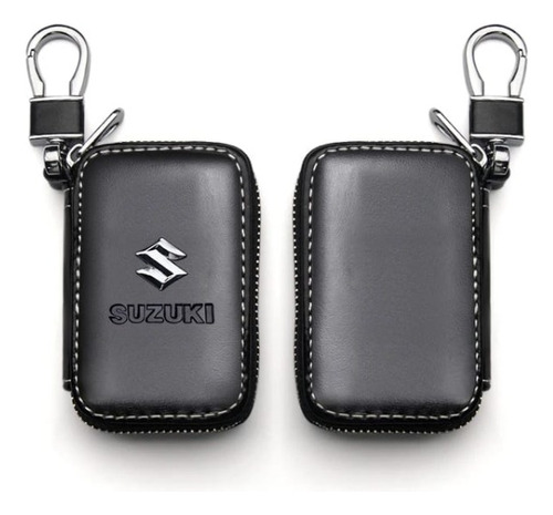 Funda De Cuero Para Llave De Carro- Suzuki