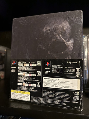 Kings Field Dark Box Side Playstation 2 Ps2 Original (Usado)