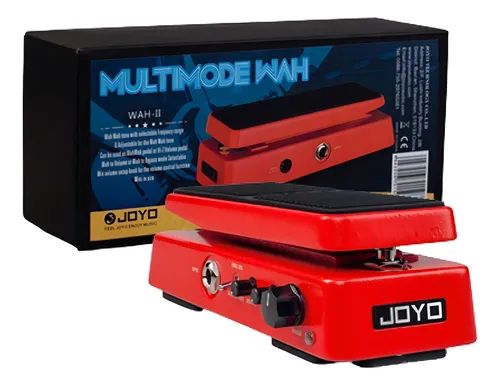Pedal de efeito Joyo WAH Multimode Wah WAH-II vermelho
