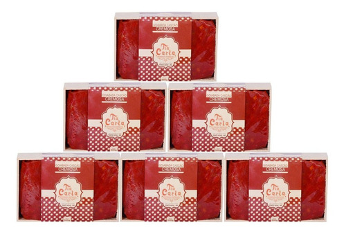 Imagem 1 de 1 de 6 Und Goiabada Cascão Caixa Madeira Tia Carla 500g