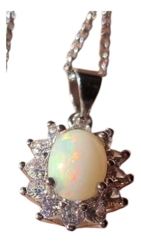 Dije Opalo Etiope Pieza Unica Con Strass Importado