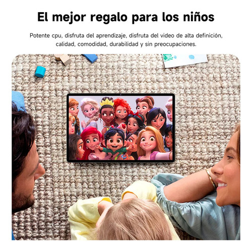 Tablet Android 13 S9 512GB + 12GB RAM con Teclado Color Nude