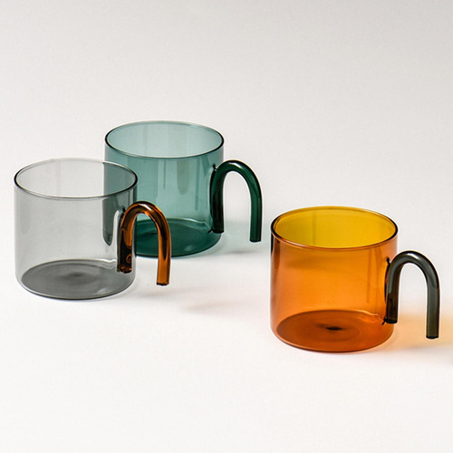2 Taza De Bebida De Té, Taza Resistente Al Calor Gris