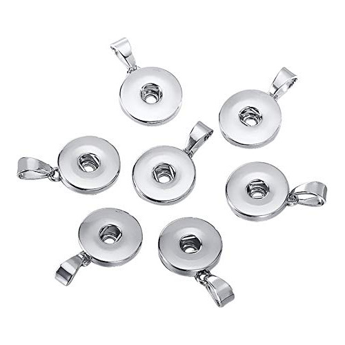 12 Piezas De Base De Enganche Colgante Charms Intercamb...