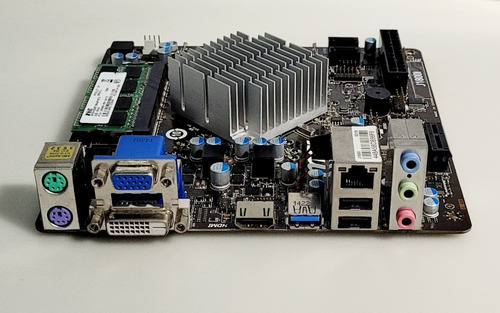Imagem 6 de 7 de Placa Mãe Msi J1800i - 2gb Ram - Hdmi Usb 3.0