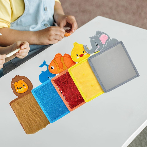 5 Alfombrillas Sensoriales Con Textura Para Niños, Juguetes