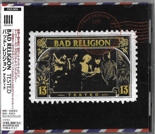 Bad Religion Cd Tested Cd Japon 1997