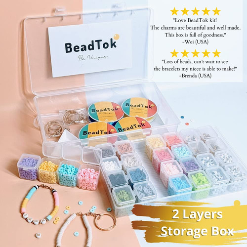 Beadtok Kits Arte Kit Fabricacion Pulsera Arcilla Amistad