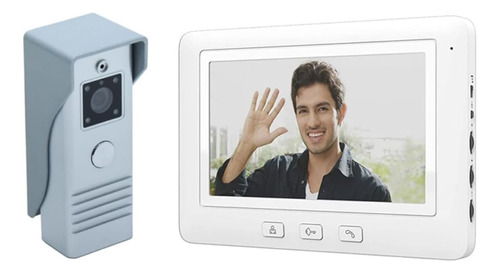 Videoportero Alámbrico Audio Doble Via Con Monitor 7  Kit