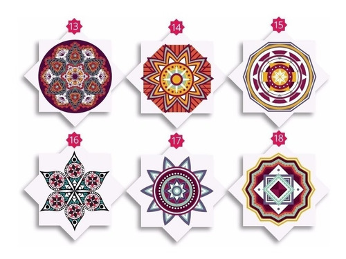 Imagen 7 de 7 de Vinilos Pared Mandalas De 1,20 X 1,20 Metros