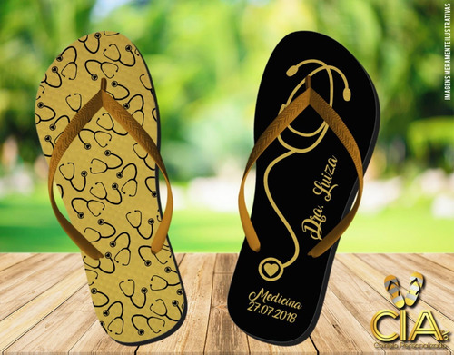 20 Sandalias Personalizadas Formatura De Medicina | Mercado Livre