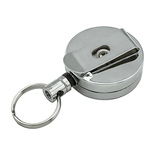 Soporte De Tarjeta De Identificación Retráctil De Met...