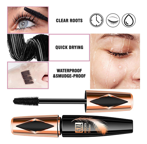 Mascara Impermeable Maquillaje De Mascara Para Mujeres Másca