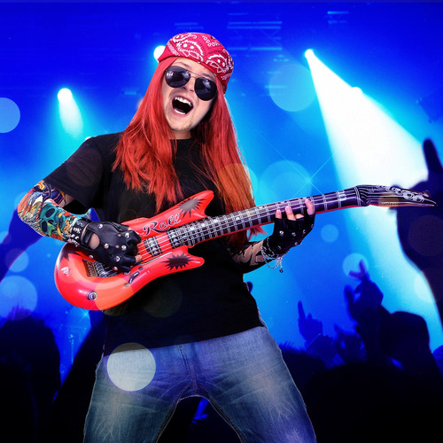 Accesorios Para Disfraz De De Rockero De Los 70s 80s 90s 7