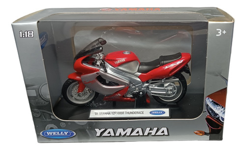 Yamaha Yzf 1000r/ Motocicleta Escala 1:18/ 12cms Largo / 