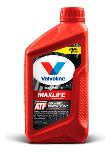 Oleo Cambio Automatico Valvoline Maxlife Atf Sintetico 946ml