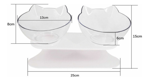 Imagen 2 de 6 de Platos Doble Para Perros O Gatos, Cuencos Agua Y Comida