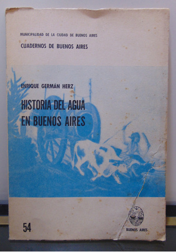 Adp Historia Del Agua En Buenos Aires Enrique Germán Herz