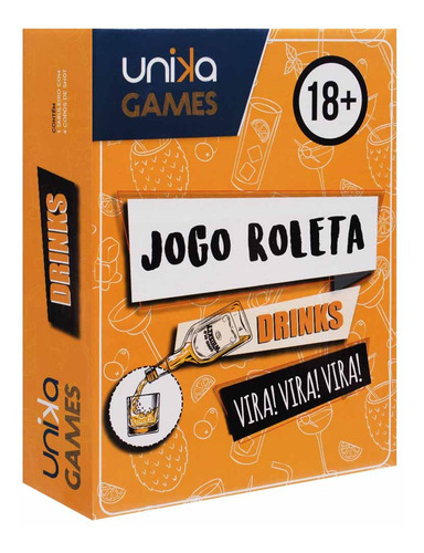 Imagem 8 de 8 de Jogo Roleta Drinks Vira Vira Vira Unika Games