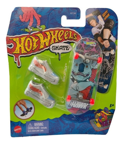 Hot Wheels Skate Patineta + Tenis Tony Hawk A Escoger Color Koalattack