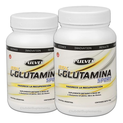 2 Glutamina 150 Grs Pulver Crecimiento Muscular Definicion