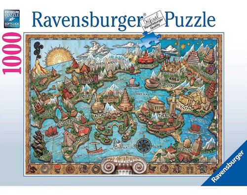 Rompecabezas Puzzle 1000 Atlantis Misteriosa Ravensburger