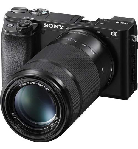 Câmera Sony Alpha A6100 Kit De Lentes Uhd 4k 2 Sem Espelho +