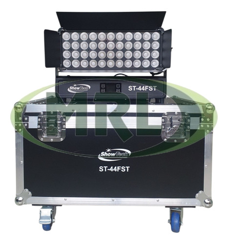 4 Ribalta Wash Light P5 Led Outdoor 44x12w Rgbw Com Case Dj