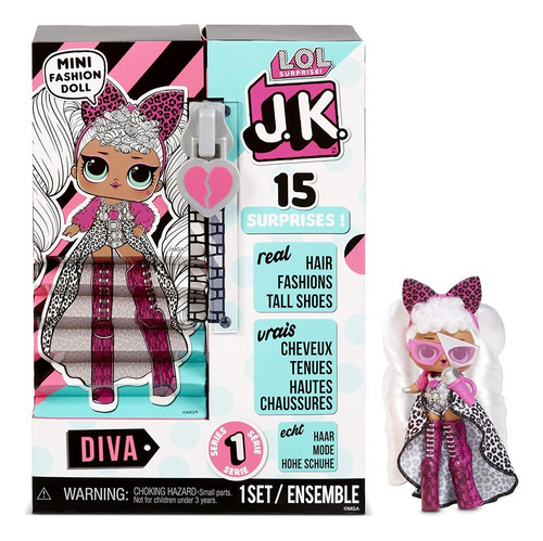 Muñeca Lol Surprise J.k. Diva Unboxing De 15 Sorpresas