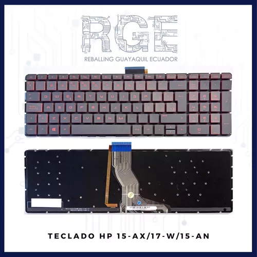 pobre Apoyarse Honorable Teclado Retroiluminado Para Laptop Hp 15-ax/17-w/15-an | MercadoLibre