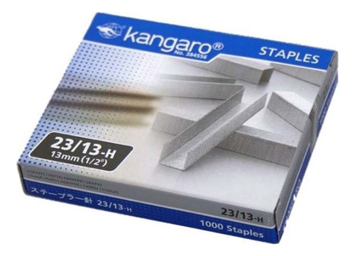 Broches Para Abrochadora Kangaro 23/13 Caja X 1000 Uds 13mm