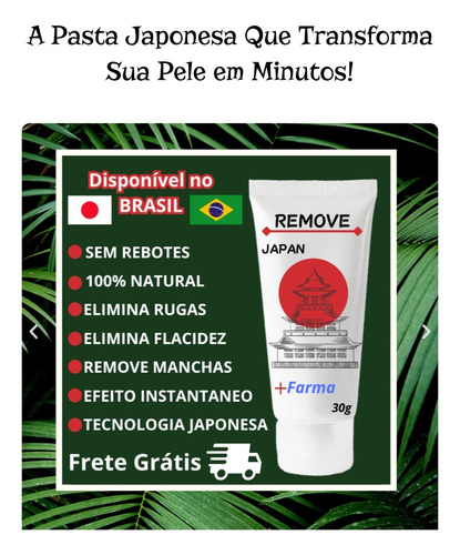 Pasta Japonesa Remove Japan Anti-rugas Kit Com 3 Unidades