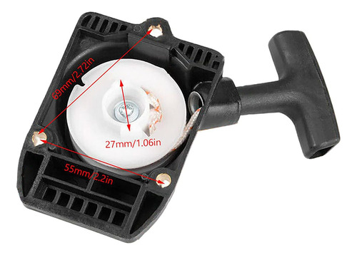 Yiekea 4137 190 4000 Rewind Recoil Pull Starter Asamblea Par