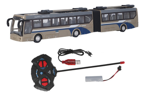 Autobús Escolar Rc A Escala 1:48 Avanza Hacia Atrás Y Gira A
