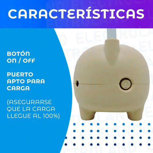 Imagen 5 de 10 de Lampara Porta Celular Velador Led Flexible Gatito Recargable