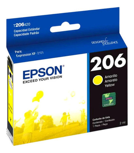 Cartucho De Tinta Yellow Epson T206420 - Xp2101