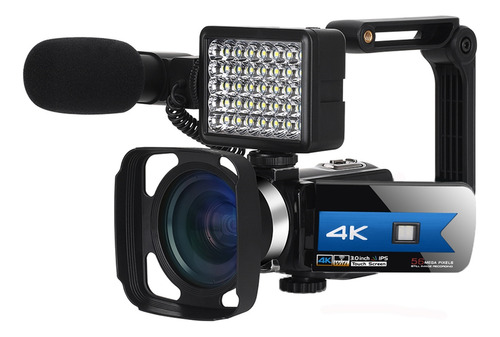 4k Wifi Vlogging Cámara Nocturna Visión Beauty Light Touch