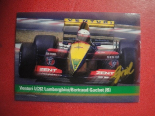 Figuritas Grid Formula 1 Año 1992 Venturi Lc92 Nº29
