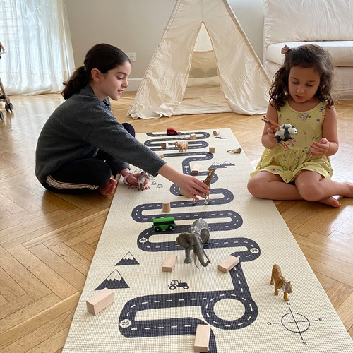 Imagen 4 de 10 de Piso Alfombra Goma Eva Niños Infantil Antigolpes Mat Bebés