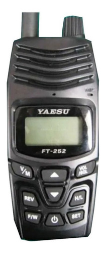 Radio Ht Yaesu Vhf Ft-252 136~174mhz 5w Canais Vhf 200 Cor Preto
