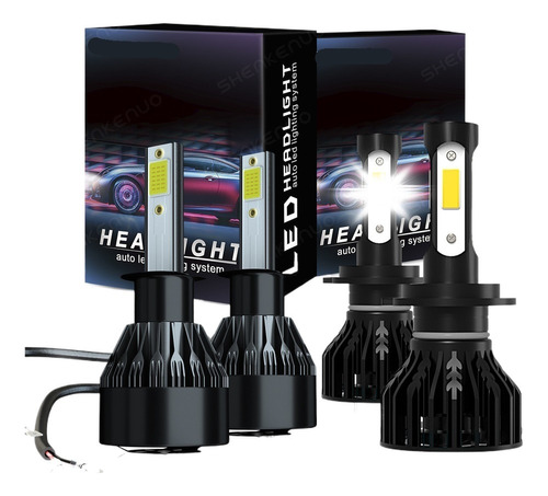 H7 H1 Kit De Faros Led Luz Alta Y Baja Para Chevrolet Corsa