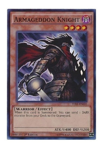 Caballero Del Armagedón Super Raro Yugioh